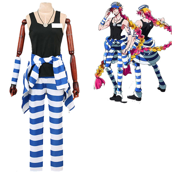 Nanbaka NO.11 Uno Jail Uniform Cosplay Costume Anime