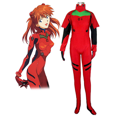 Costume Neon Genesis Evangelion Soryu Asuka Langley EVA-2 Cosplay Déguisement