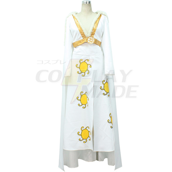 One Piece Boa Hancock White Dress Cosplay Costume
