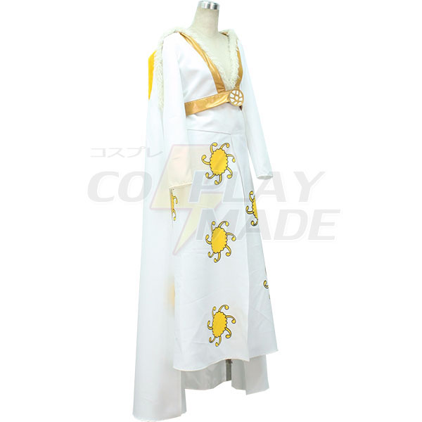 One Piece Boa Hancock White Dress Cosplay Costume