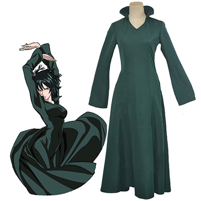 Costume One-Punch Man Blizzard of Hell Fubuki Cosplay Déguisement