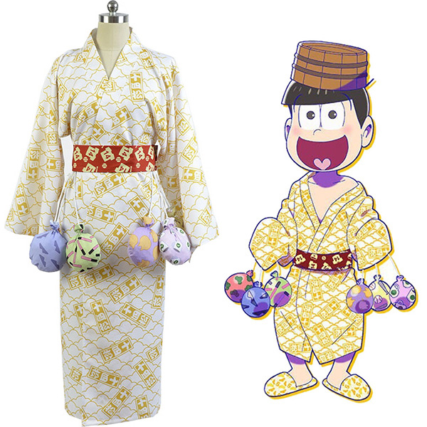 Osomatsu-kun Touximatsu Yukata Kimono Cosplay Kostuum