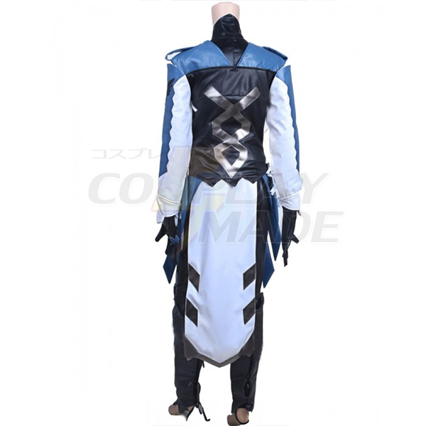 Overwatch Spel OW Cobalt Mercy Cosplay Kostuum Speciaal Gemaakt