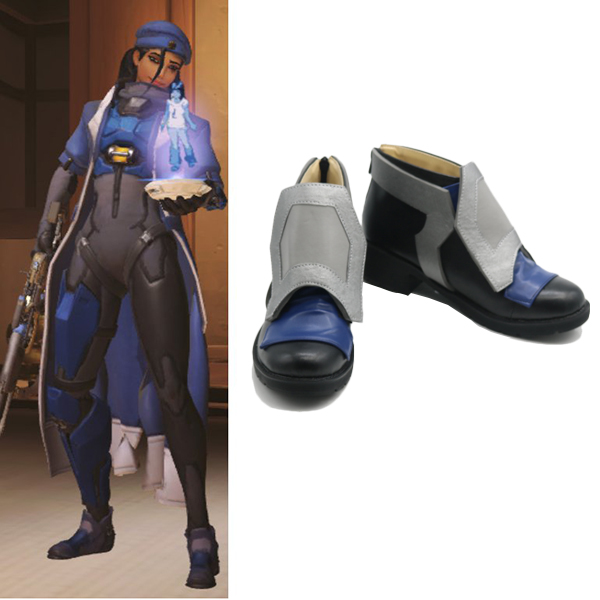 Overwatch OW Ana Cosplay Boots Custom-Made Shoes