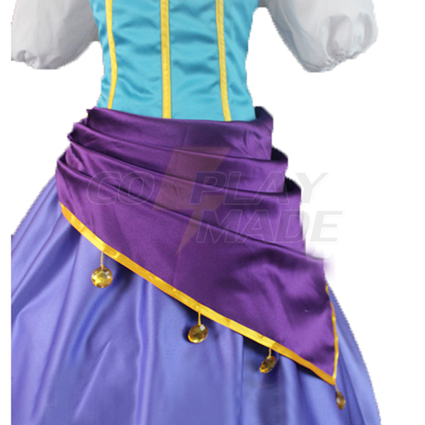 Hunchback of Notre Dame Esmeralda Cosplay Kostuum