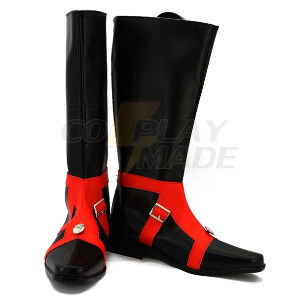 JoJo\'s Bizarre Adventure 5 GUIDO MISTA Cosplay Shoes Black Boots Custom Made
