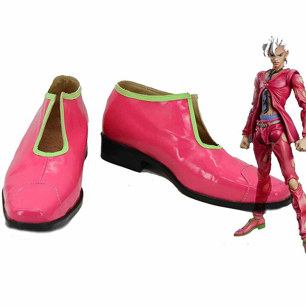 JoJo\'s Bizarre Adventure 5 Pannacotta Fugo Cosplay Shoes Red Boots Custom Made