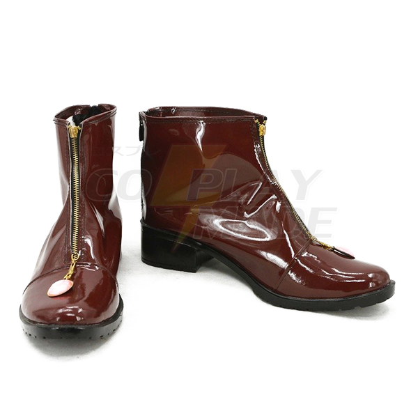 JoJo\'s Bizarre Adventure Giorno Giovanna Cosplay Shoes Brown Boots Custom Made