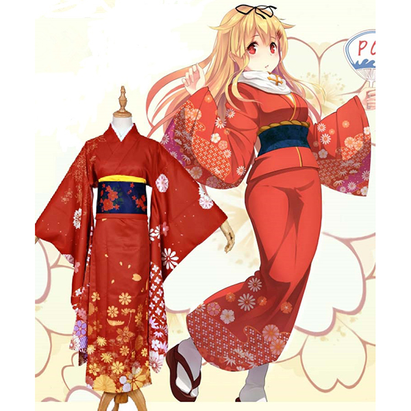 Kantai Collection Kai Ni Yuudachi kimono cosplay Kostume