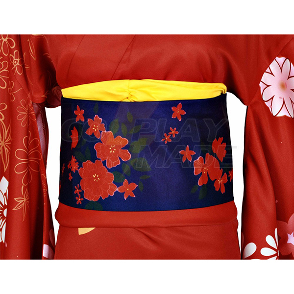 Disfraces Kantai Collection Kai Ni Yuudachi kimono Disfraz de Cosplay