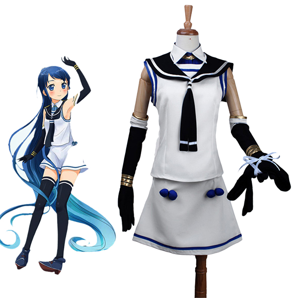 Kantai Collection Kankore Samidare Dress Cosplay Costume , Perfect Custom For You !