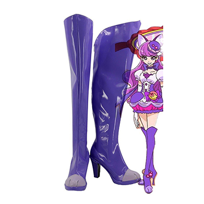 KiraKira Pretty Cure A La Mode Cure Macaron Kotozume Yukari Cosplay Chaussures Bottes