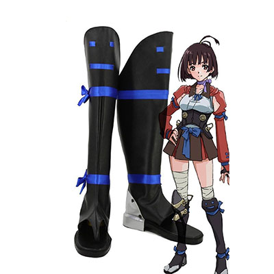 Kabaneri of the Iron Fortress Mumei Cosplay Chaussures Bottes Carnaval