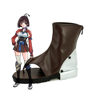 Kabaneri of the Iron Fortress Mumei Cosplay Shoes Boots Custom Made