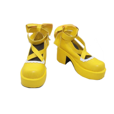 LoveLive Rin Hoshizora Cosplay Chaussures Bottes Carnaval