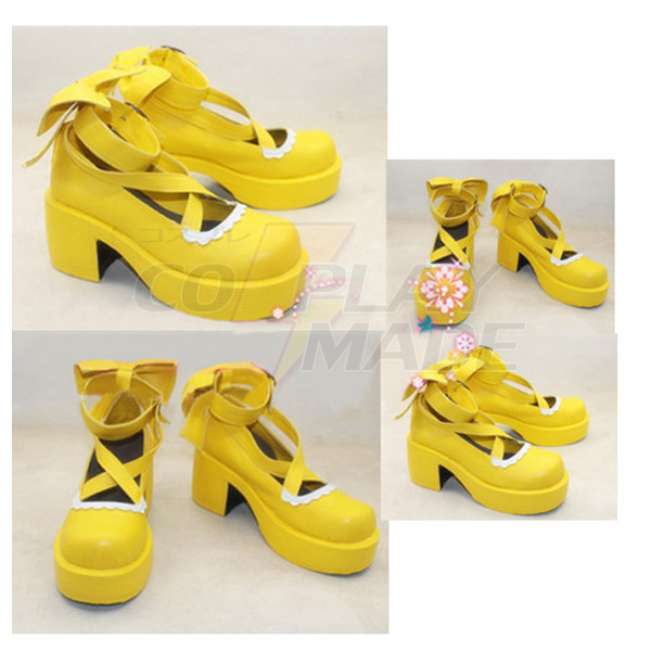 LoveLive Rin Hoshizora Cosplay Shoes Boots Professional Handmade ! Perfect Custom for You !