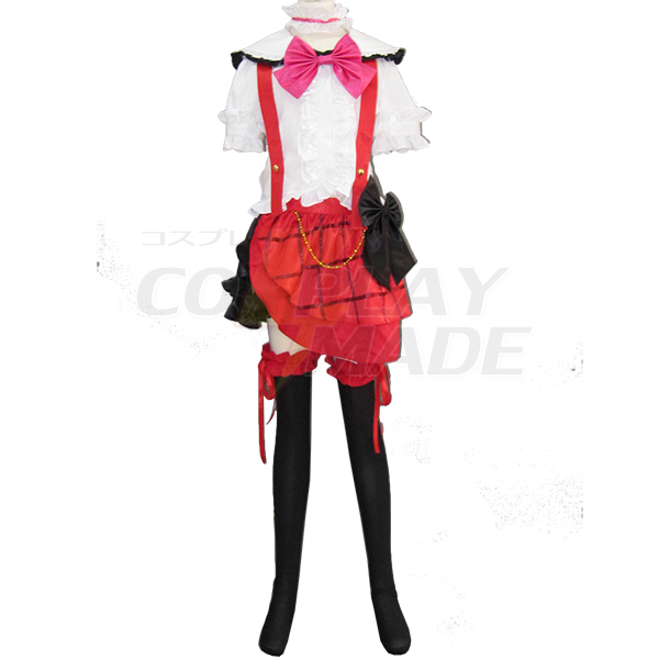 Love Live Yazawa Niko White Lolita Dress Cosplay Costume