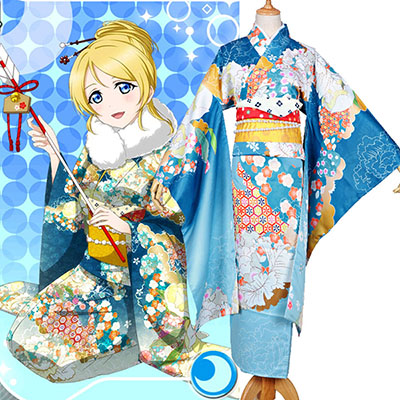 Love Live kimono Hoshizora Rin cos cosplay costume uk 