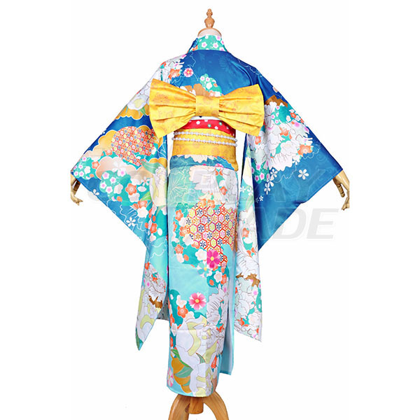 Love Live! Eli Ayase kimono Cosplay Kostuums Halloween
