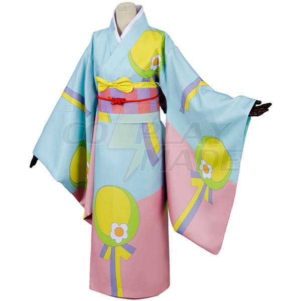 Miss Kobayashi-san Dragon Maid Kanna Kamui Kimono Cosplay Kostume