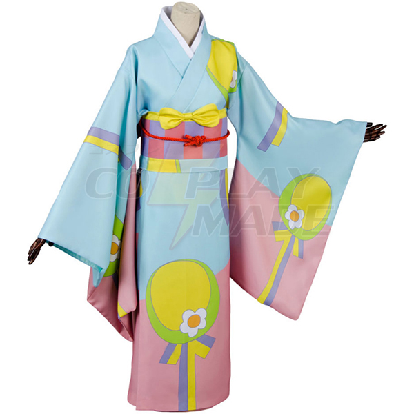 Miss Kobayashi-san Dragon Maid Kanna Kamui Kimono Cosplay Kostuum