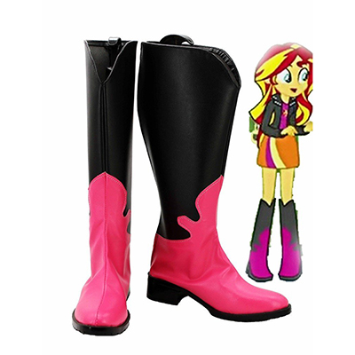 My Little Pony Equestria Girls Rainbow Rocks Sunset Shimmer Cosplay Chaussures Bottes