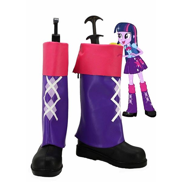 My Little Pony Equestria Girls Rainbow Rocks Twilight Sparkle Cosplay Shoes Boot