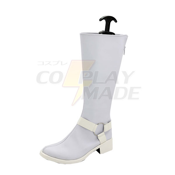 Persona 5 Kitagawa Yuusuke White Cosplay Schoenen Laarzen