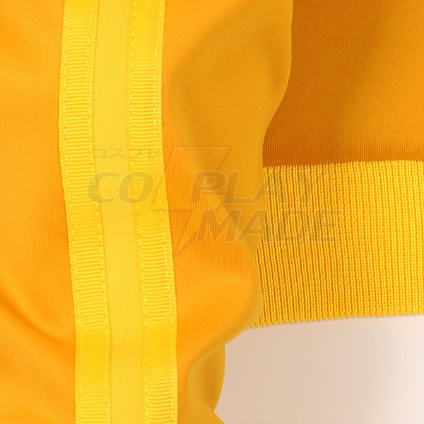 Women\'s Pokemon Go Trainer Cropped Yellow Hoodie Jacket Cosplay Costume