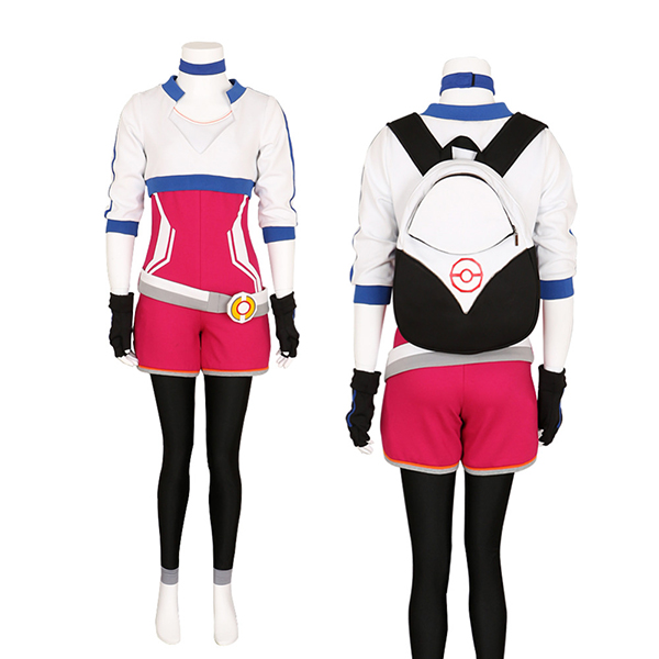 Women\'s Pokemon Go Trainer Team Valor Instinct Mystic Cosplay Costume