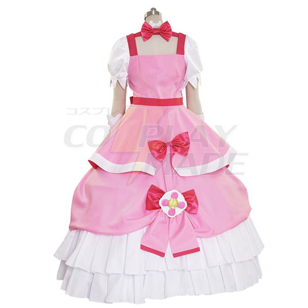 Halloween Go! Princess PreCure Cure Flora Parti Kjole Kostume Cosplay Tøj