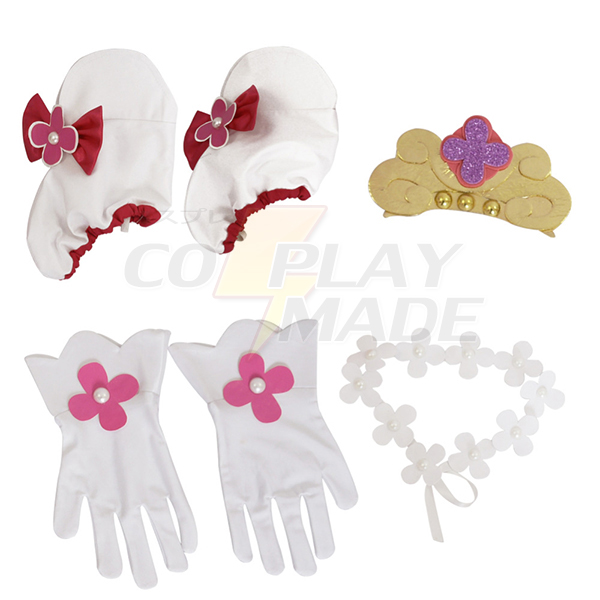 Halloween Kvinders Go! Princess PreCure Cure Flora Parti Kjole Cosplay Kostume