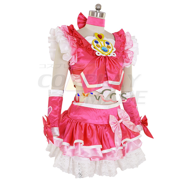 Costumi Halloween Donna New Suite PreCure Cure Melody Vestito Cosplay