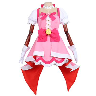 Pretty Cure Cure Flora Cosplay Kostymer Cosplay Täcka Karneval Utrusta
