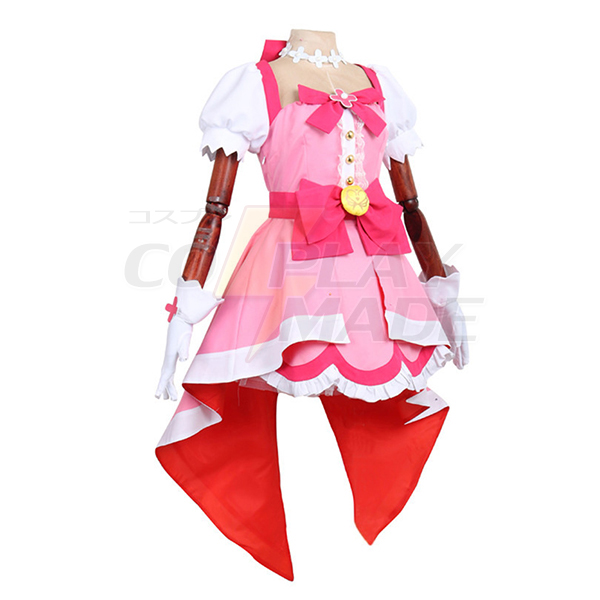 Pretty Cure Cure Flora Cosplay Kostuums Cosplay Jas Perfect aangepast Kleding