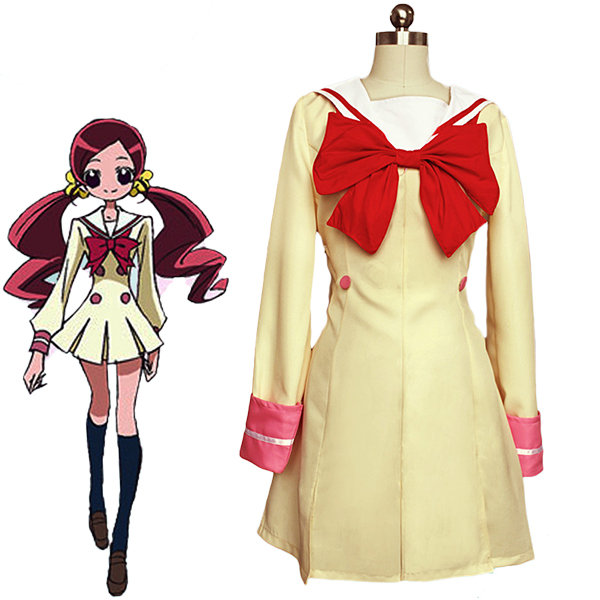 Pretty Cure Junior High Schooluniform Cosplay Kostuum Perfect aangepast