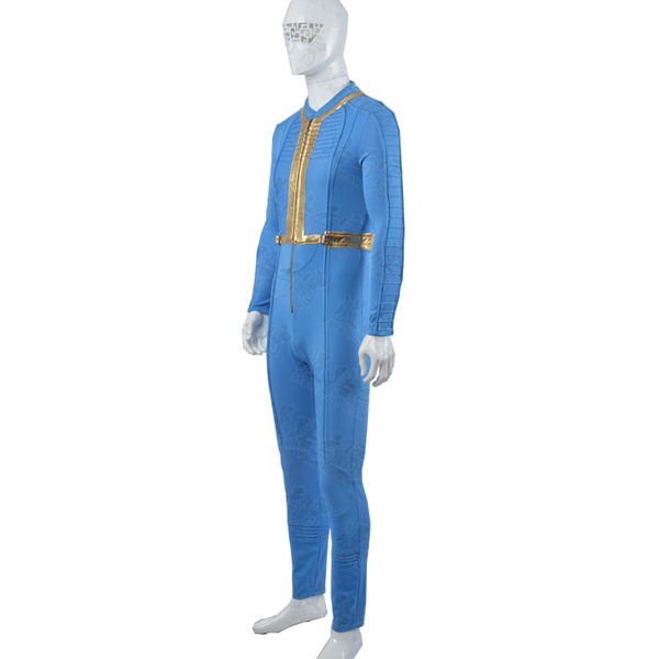 Fallout 3 Moira Brown Jumpsuits Cosplay Kostume Blue Fastelavn