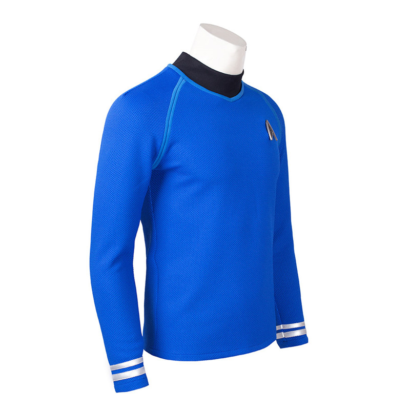Star Trek Beyond Spock Blue Shirt Cosplay Jelmez Karnevál