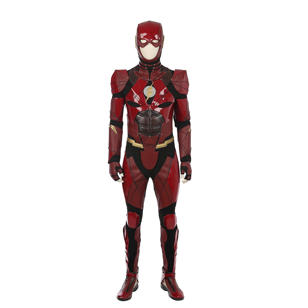 Justice League The Flash Barry Allen Cosplay asut Naamiaisasut