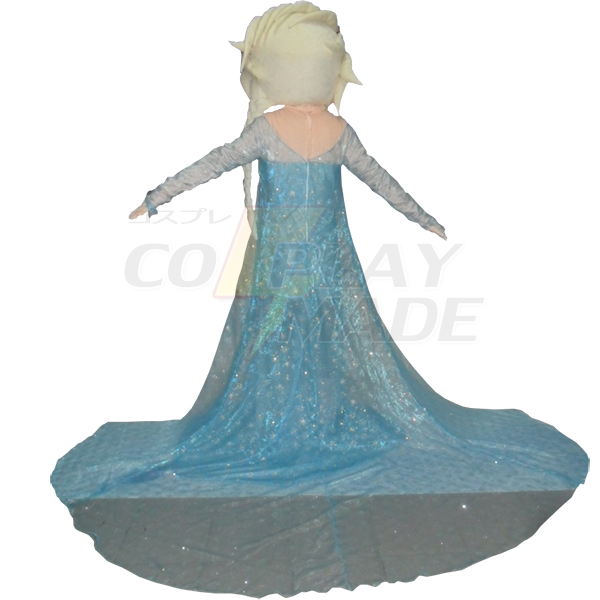 Frozen Princess Elsa Mascot Cartoon Characters Costume