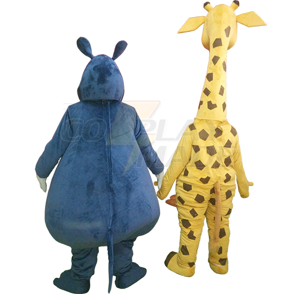 Giraffe Mascot Cartoon Characters Costume