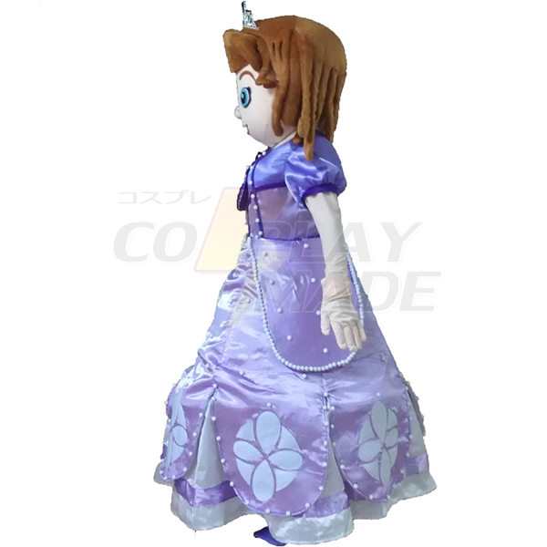 Princess Sofia Mascot Cartoon Characters Costume