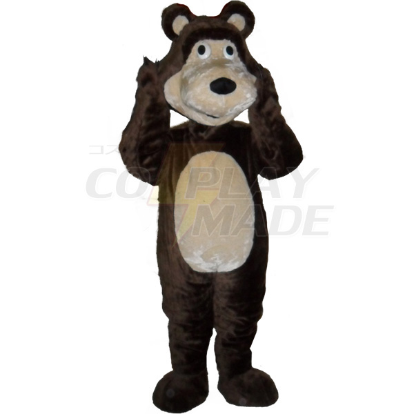 Masha Bear Bruin Ursa Grizzly Mascot Costume Cartoon