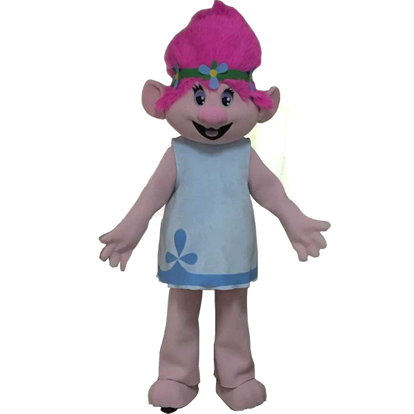 Trolls Princess Poppy Mascot Costume Cartoon