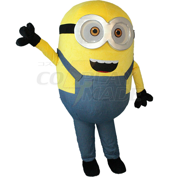 Yellow Minions Mascot Costume Cartoon