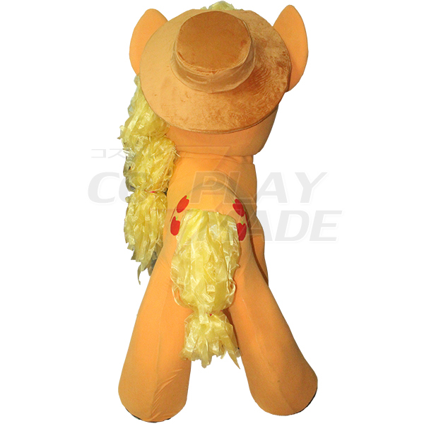 Orange My Little Pony Mascot Costume Cartoon