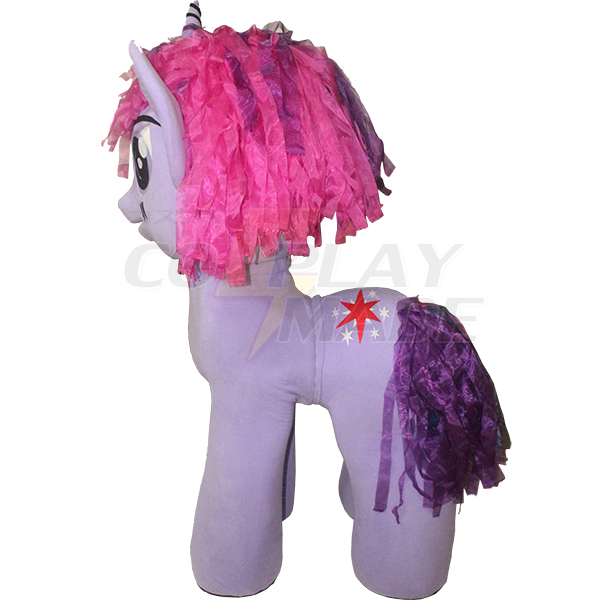 Purple My Little Pony Mascot Costume Cartoon