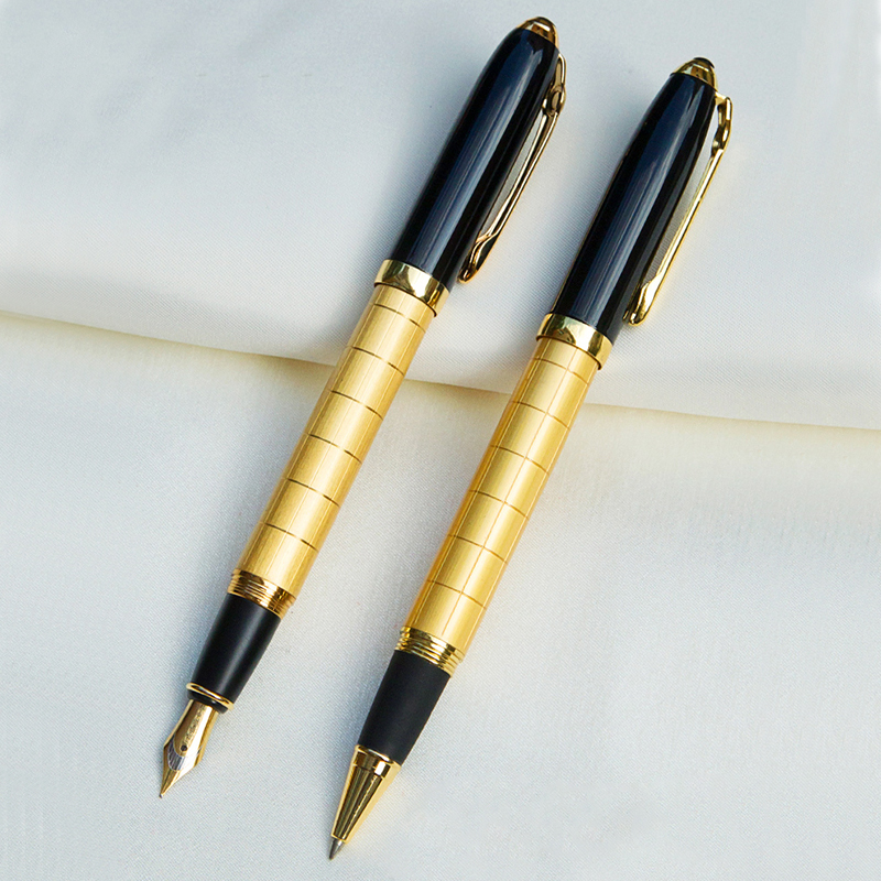 Luxury Gift Business Pen Ballpoint Pen Fountain Pens Rollerball Pen with 22KT Gold Plated