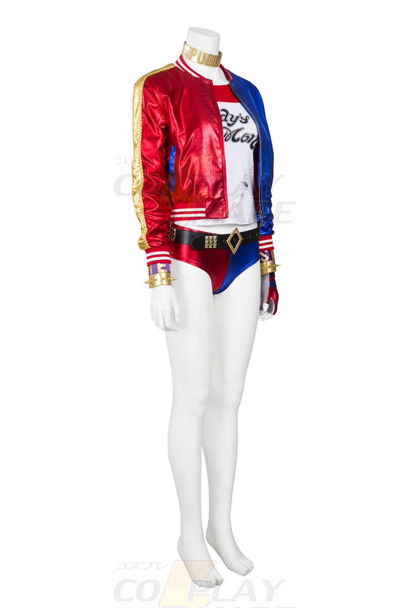 Suicide Squad Harley Quinn Cosplay Halloween Kostymer Antrekk