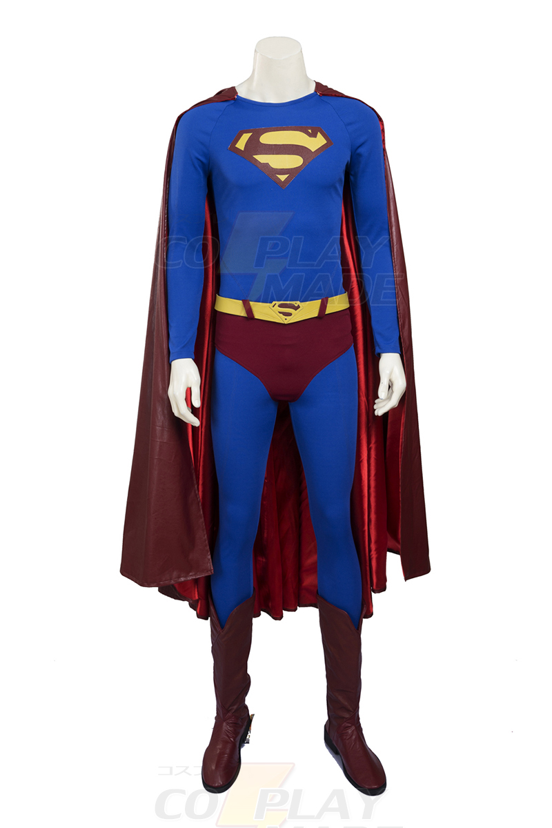 2016 Superman Returns Cosplay Halloween Karneval Kläder Zentai Suit Sverige